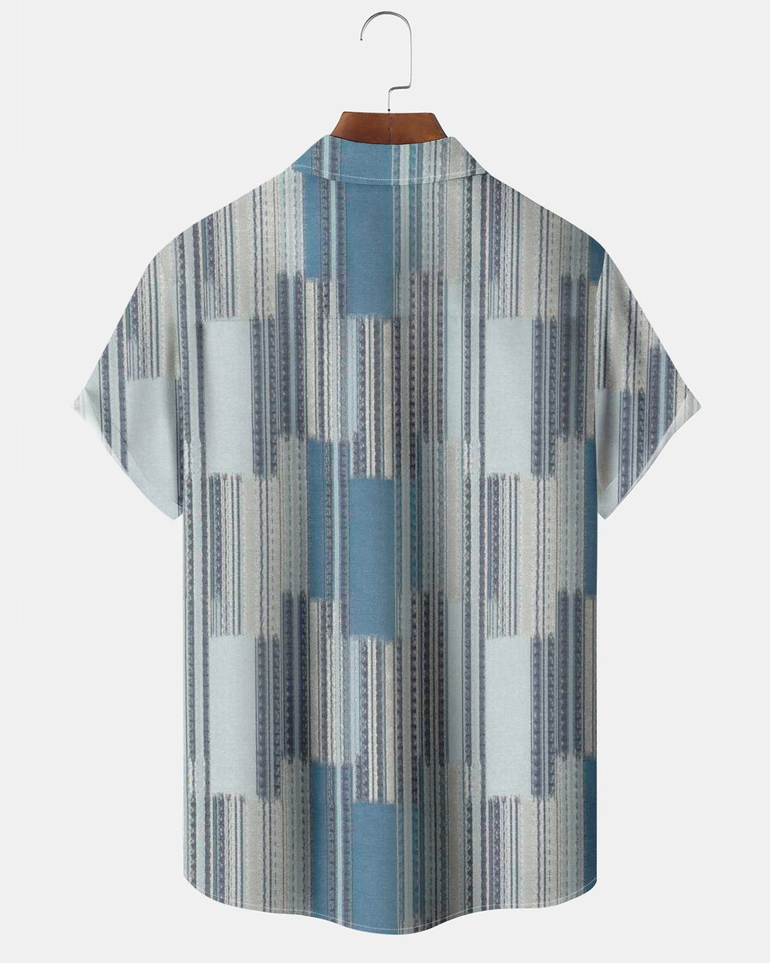 Alohadaddy® Casual Striped Art Print Cardigan Men&