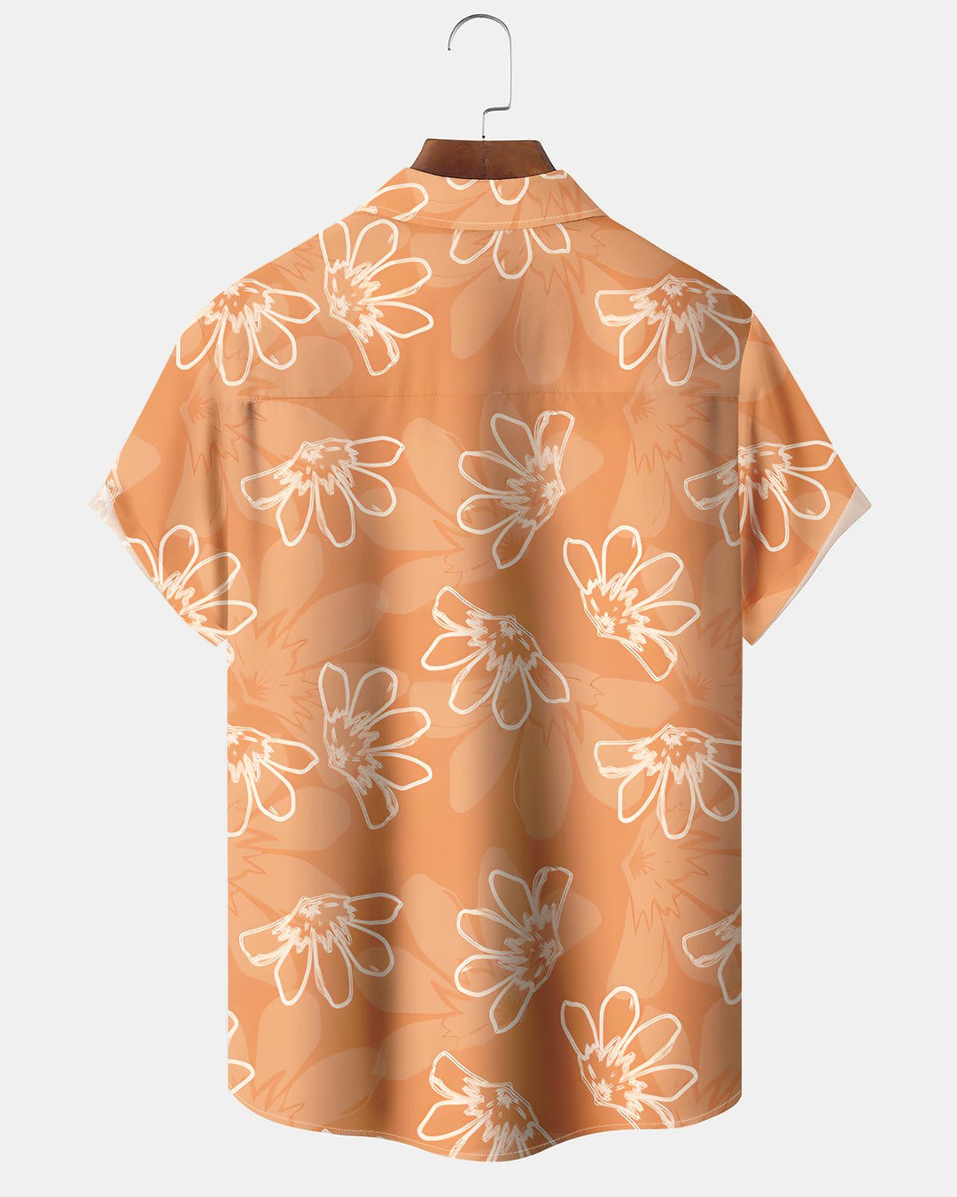 Alohadaddy® Hawaiian Floral Print Art Button Pocket Cardigan Men&