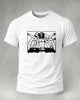 Alohadaddy® Men's Short-Sleeve Crew Neck T-Shirt with Vintage Music Print