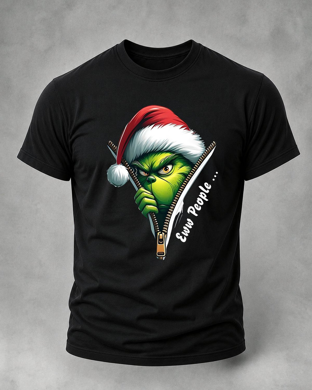 Alohadaddy® Holiday Christmas Print Crew Neck Short-Sleeve T-Shirt
