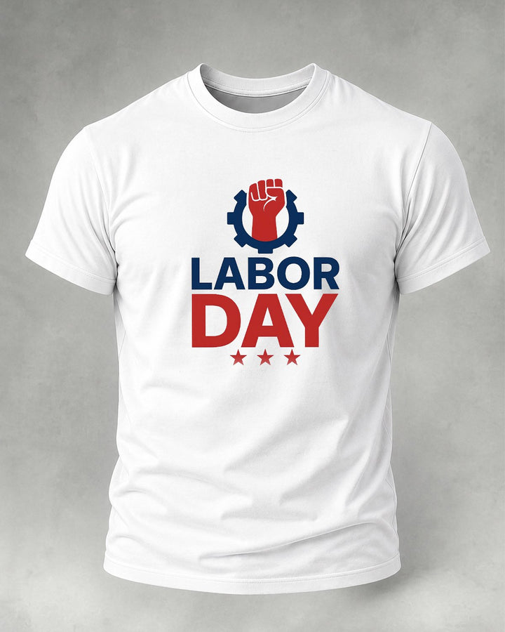 Alohadaddy® Holiday/Labor Day Graphic Crew Neck Short-Sleeve T-Shirt