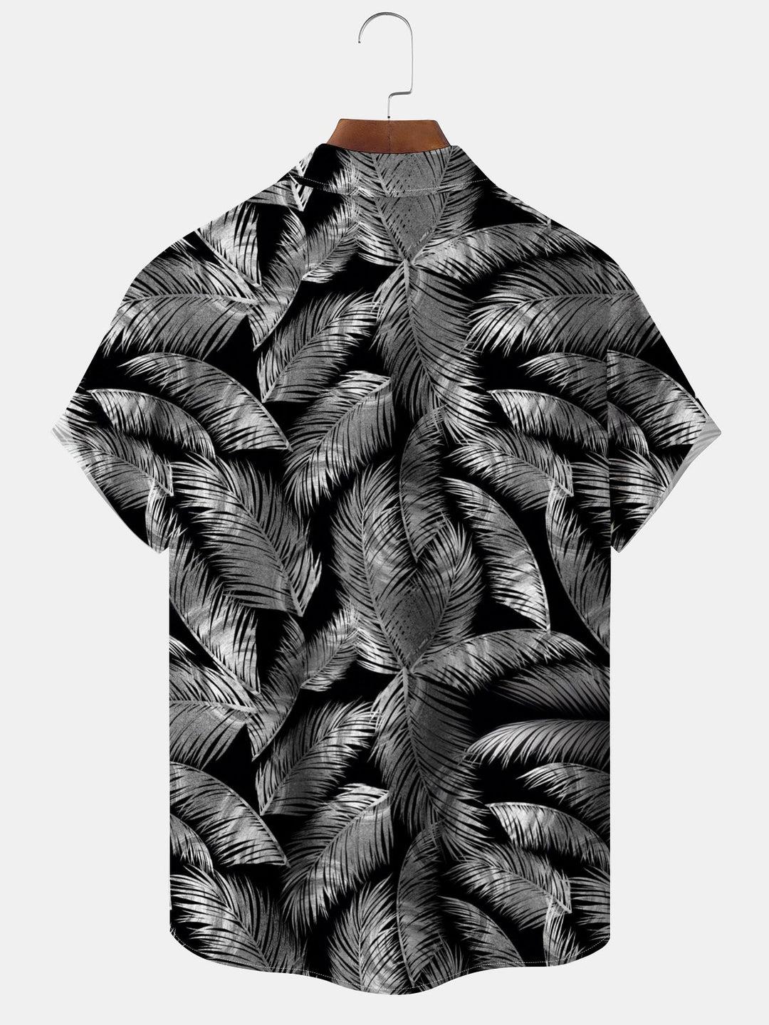Alohadaddy® Hawaiian Leaves Art Print Pockets Large Size Stretch Men&