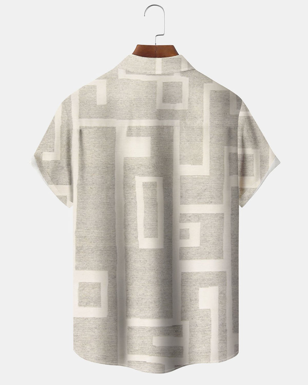 Alohadaddy® Casual Geometric Print Art Button Pocket Cardigan Men&