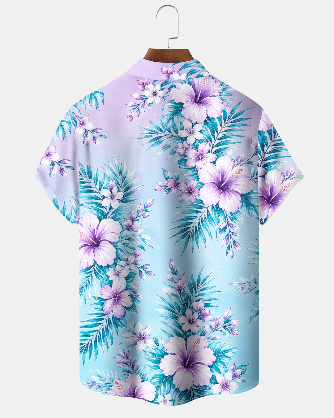 Alohadaddy® Hawaiian Floral Print Art Button Pocket Cardigan Men&