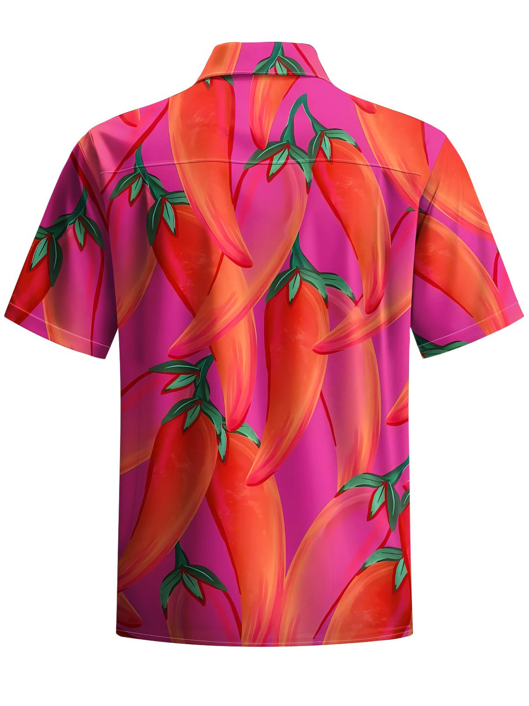 Alohadaddy® Hawaiian Chili Pepper Art Print Chest Pocket Men&