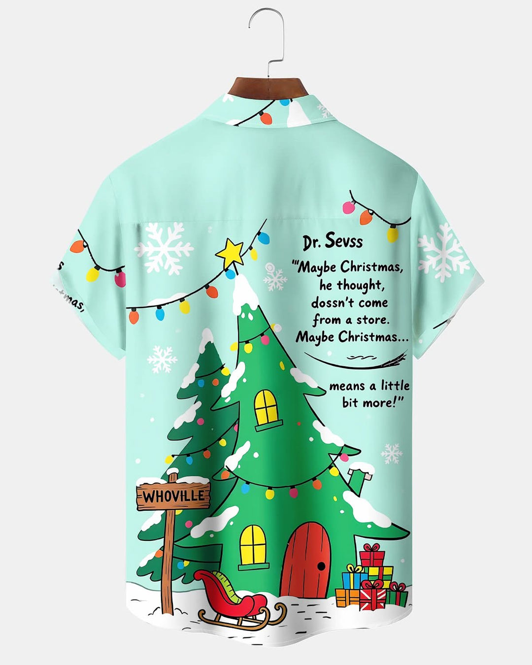 Alohadaddy® Christmas Tree Print Men&