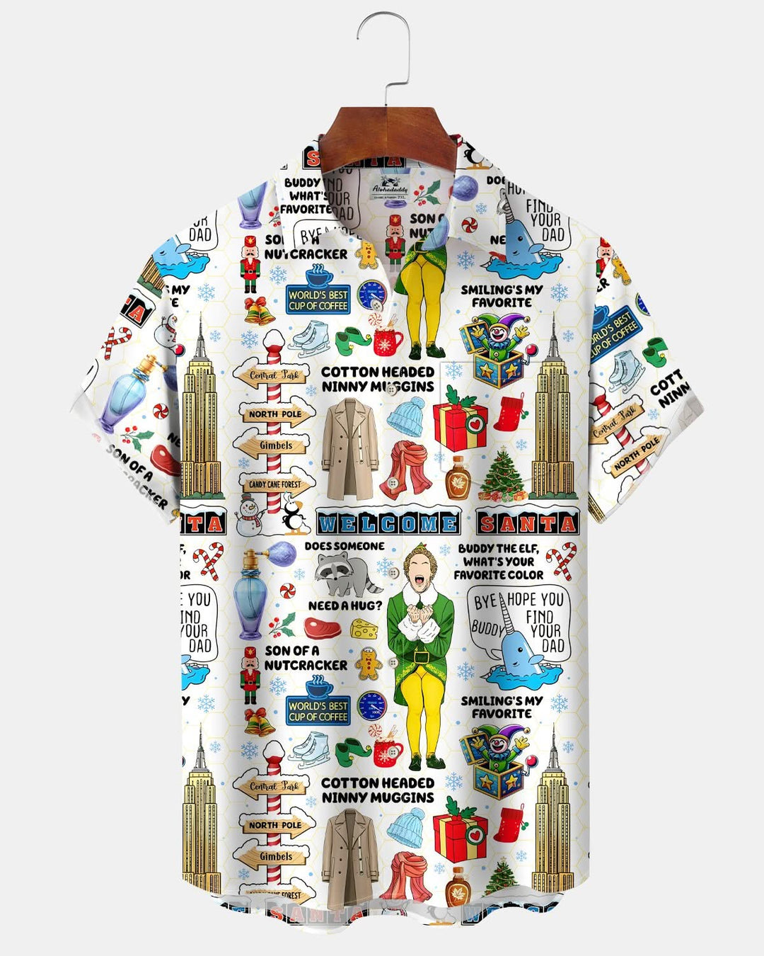 Alohadaddy® Christmas Cartoon Fun Print Men&