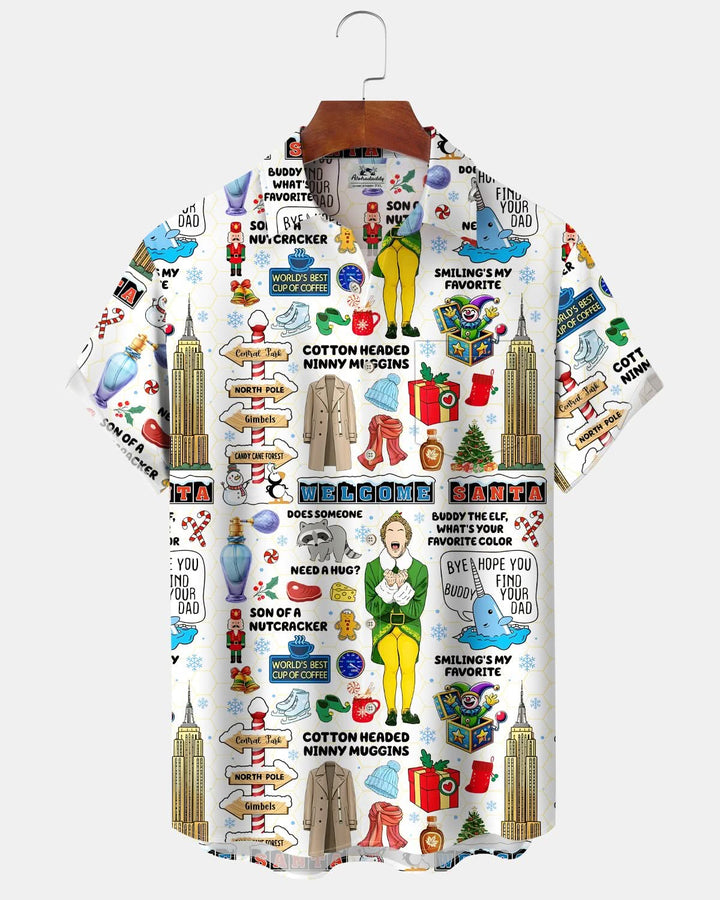 Alohadaddy® Christmas Cartoon Fun Print Men&