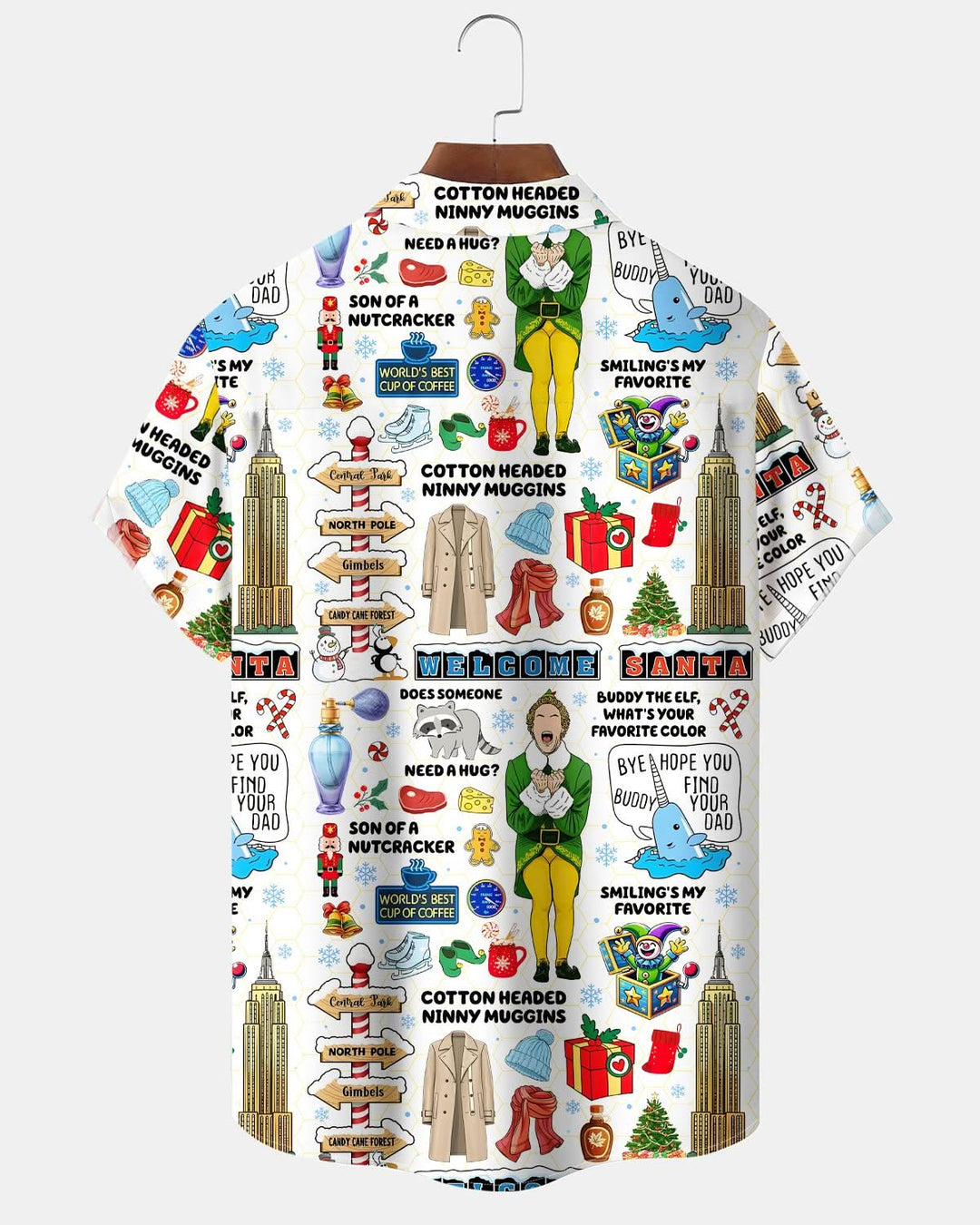Alohadaddy® Christmas Cartoon Fun Print Men&