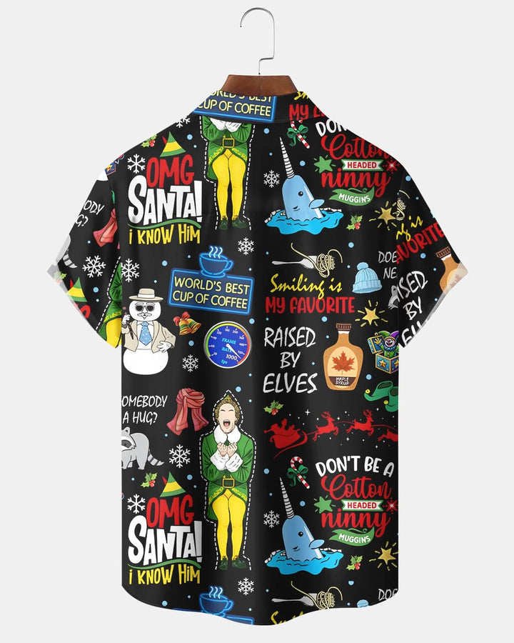 Alohadaddy® Christmas Humor Movie Print Men&