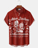 Alohadaddy® Holiday Cartoon Movie Christmas Casual Short-Sleeve Shirt