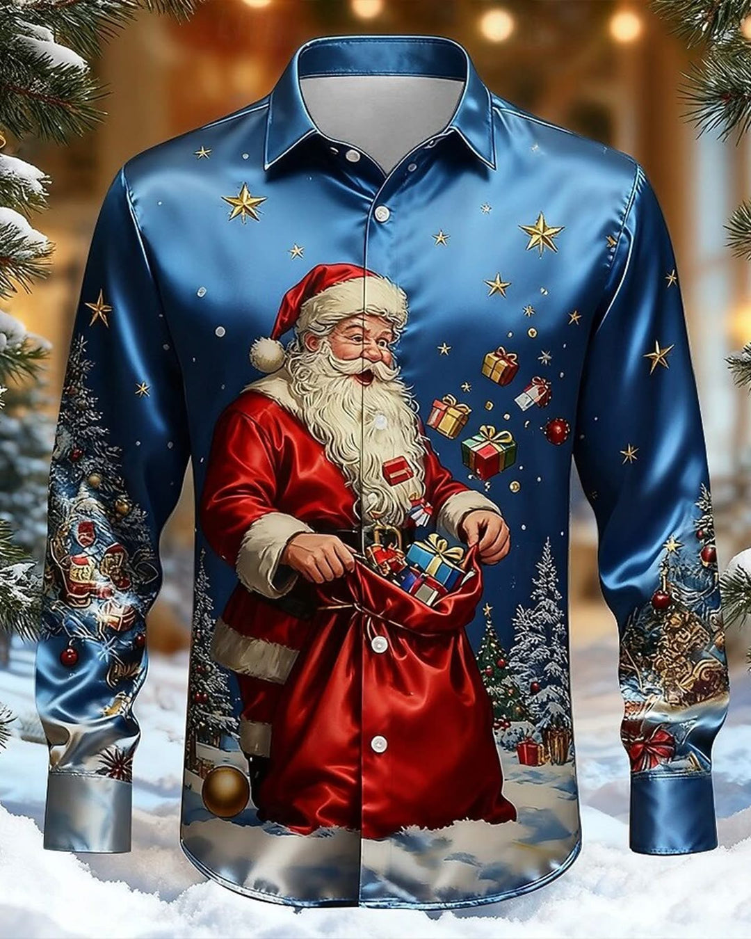 Alohadaddy® Holiday Vintage Christmas Santa Claus Gift Men&
