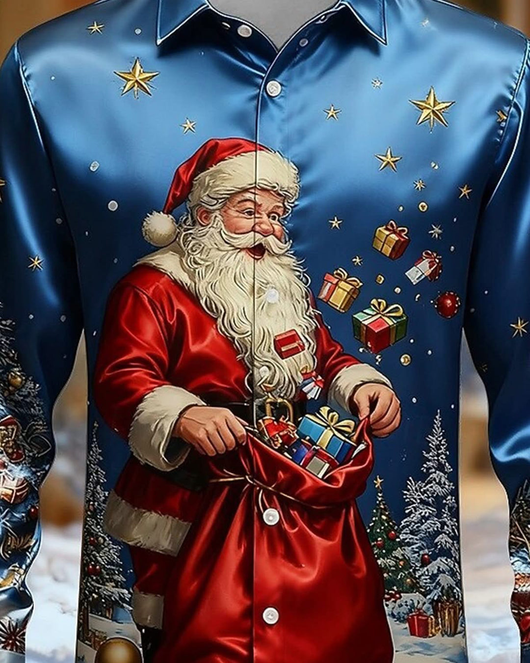 Alohadaddy® Holiday Vintage Christmas Santa Claus Gift Men&