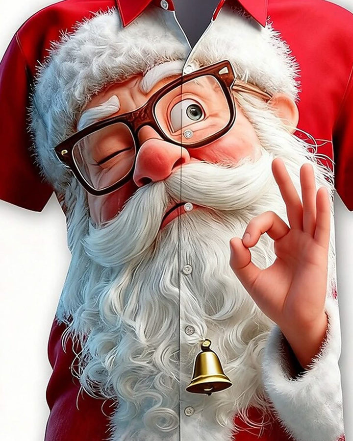 Alohadaddy® Holiday Santa Claus 3D Funny Christmas Men&