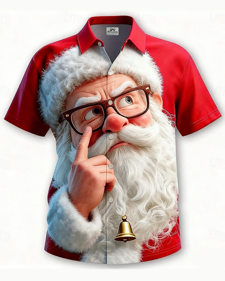 Alohadaddy® Holiday Santa Claus Funny 3D Cartoon Christmas Men&