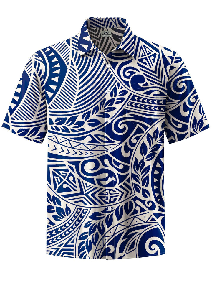 Alohadaddy® Vintage Ethnic Graphics Print Art Moisture Wicking Men&