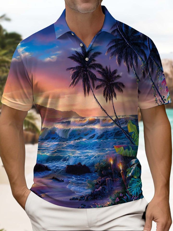 Alohadaddy® Hawaiian Coconut Tree Art Print Men&