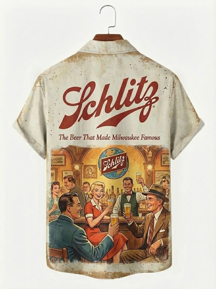Alohadaddy® Retro Beer Poster Print Men&