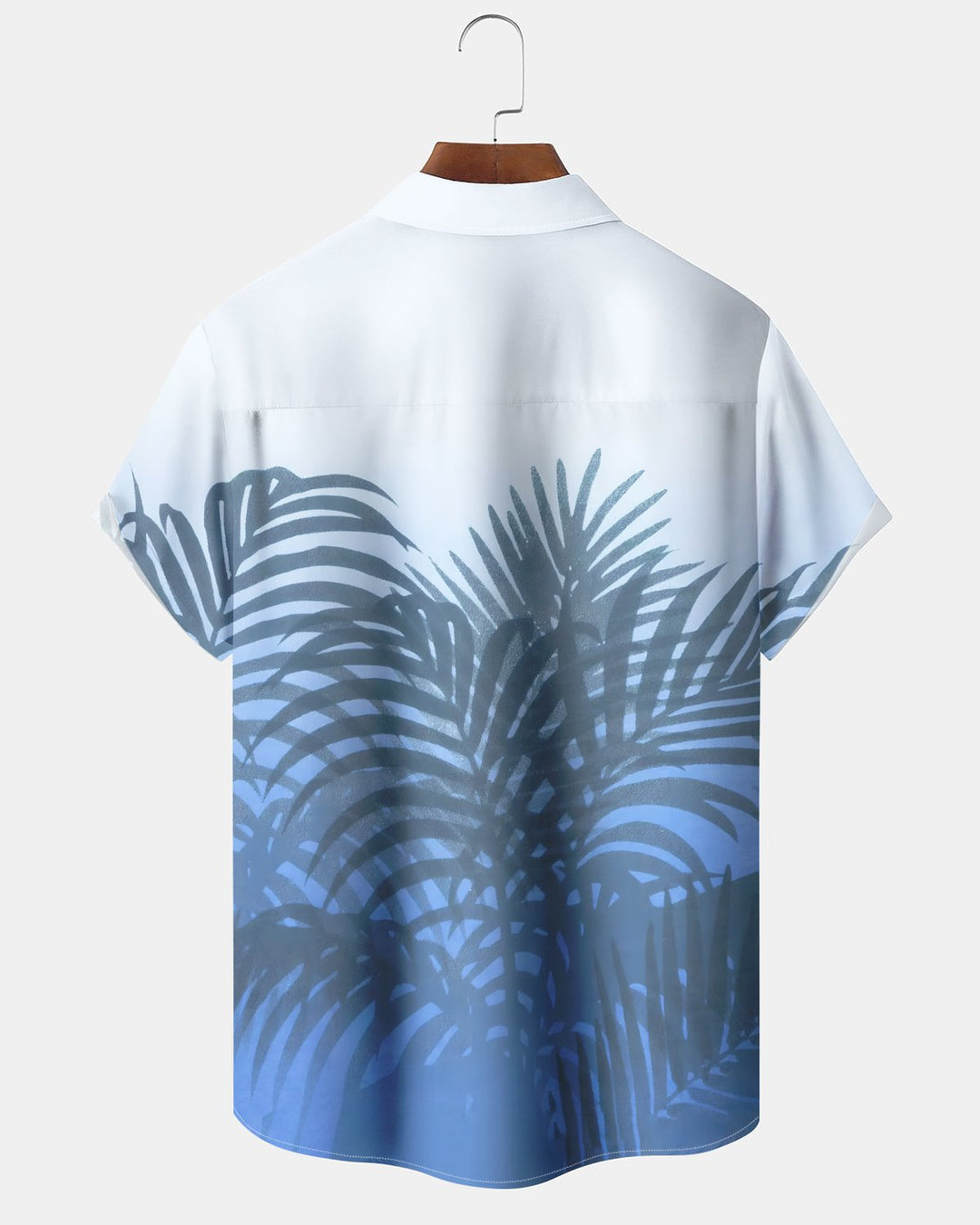 Alohadaddy® Hawaiian Palm Leaf Print Art Button Pocket Cardigan Men&