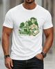 Alohadaddy® Vintage-Style Portrait & Vacation Print Crew-Neck Short-Sleeve T-Shirt