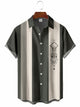 Men's 50's Vintage Geometry Bowling Shirt