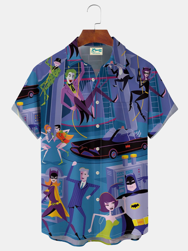 Alohadaddy® Retro Medieval Character Illustration Print Men&