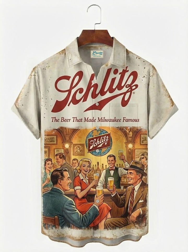Alohadaddy® Retro Beer Poster Print Men&