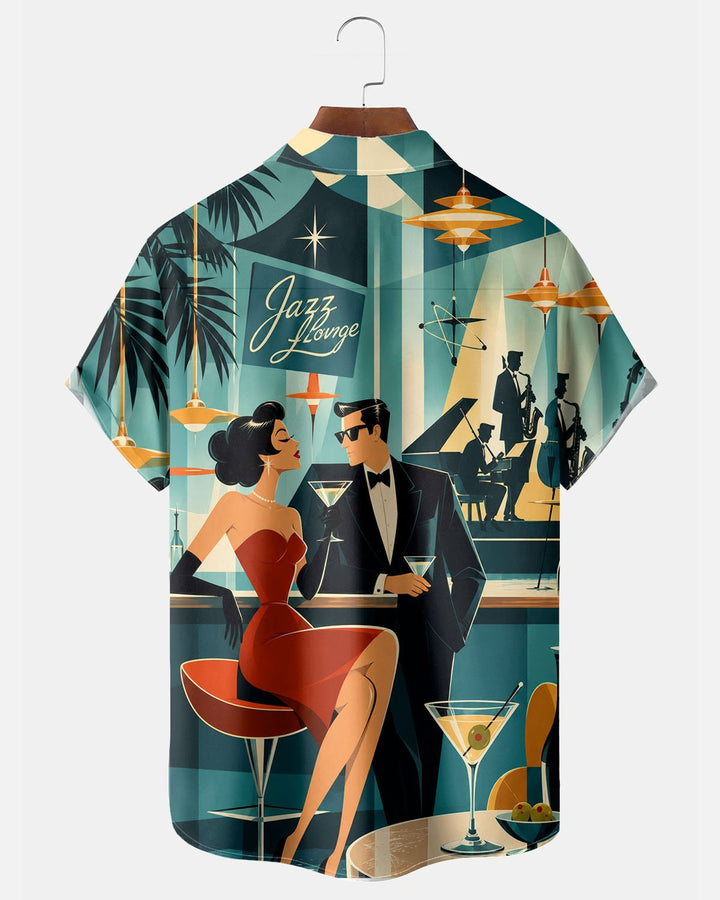 Alohadaddy® Casual Atomic Cocktail Print Men&