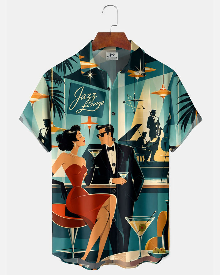 Alohadaddy® Casual Atomic Cocktail Print Men&