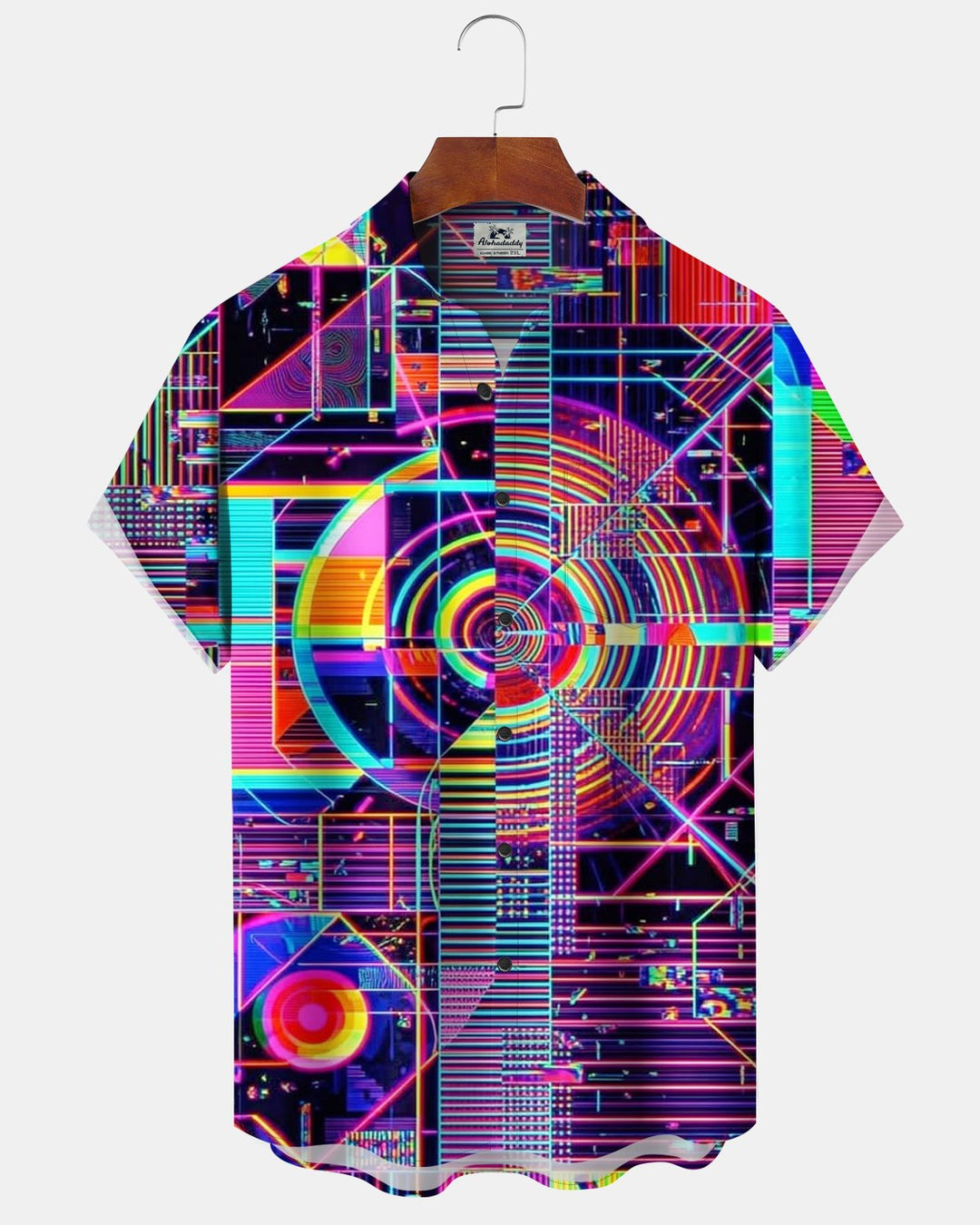 Alohadaddy® Casual Abstract Art Colorful Print Men&