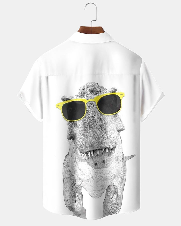Alohadaddy® Casual Dinosaur Sunglasses Fun Print Men&