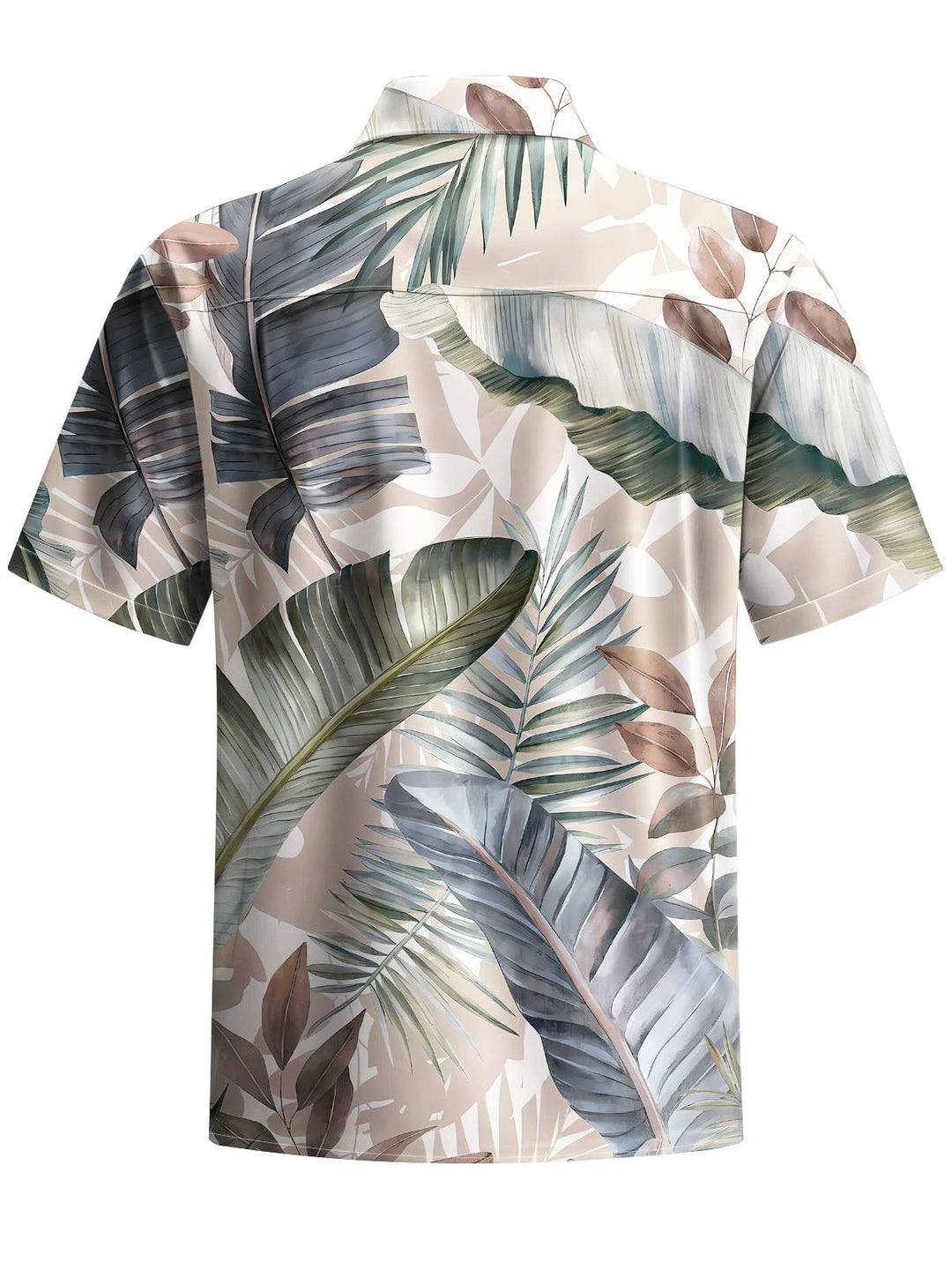 Alohadaddy® Hawaiian Leaves Printed Moisture Wicking Men&