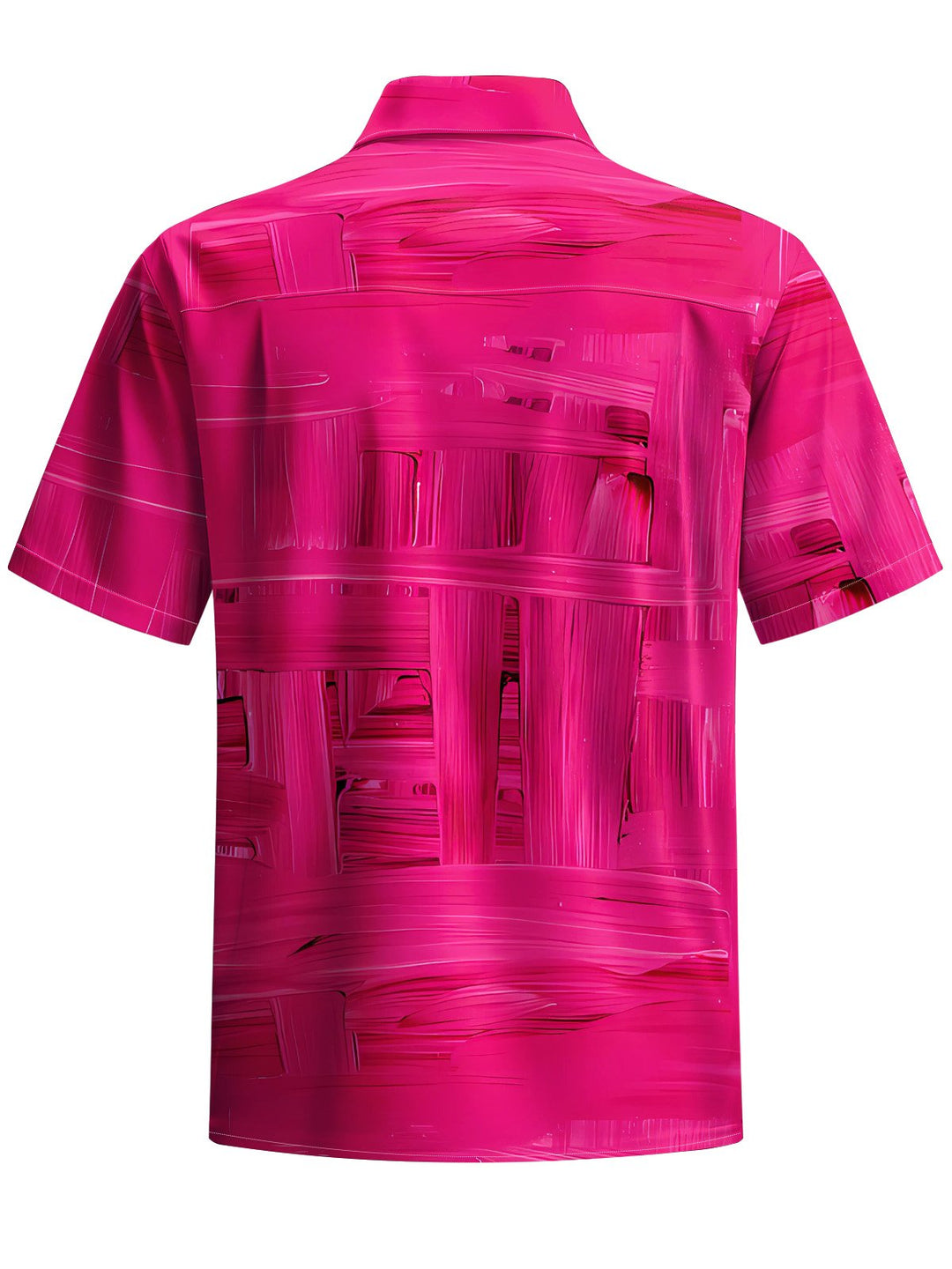 Alohadaddy® Casual Abstract Art Print Chest Pocket Mens Short Sleeve Shirt Big &amp; Tall