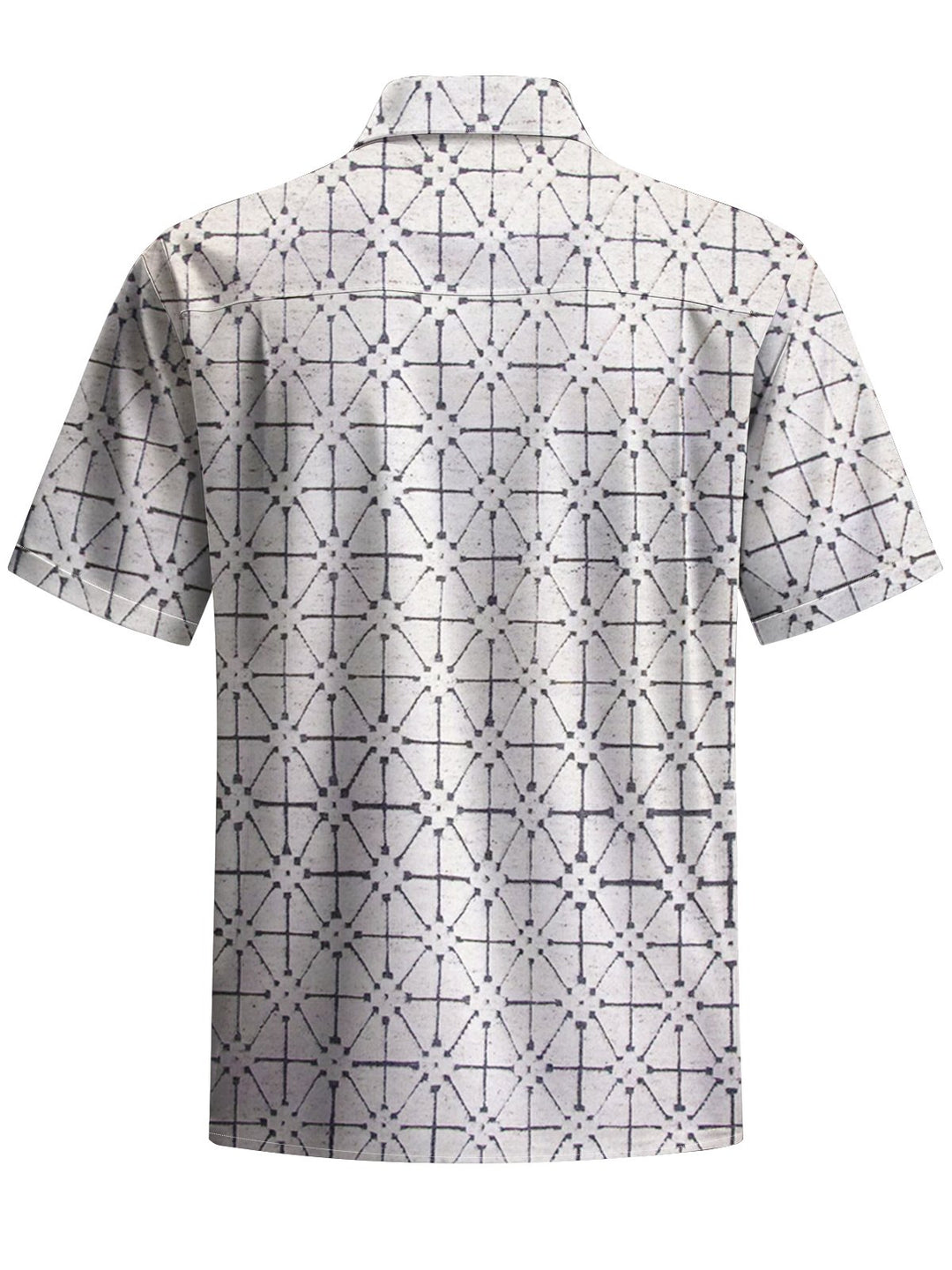 Alohadaddy® Casual Geometric Art Print Pocket Stretch Men&