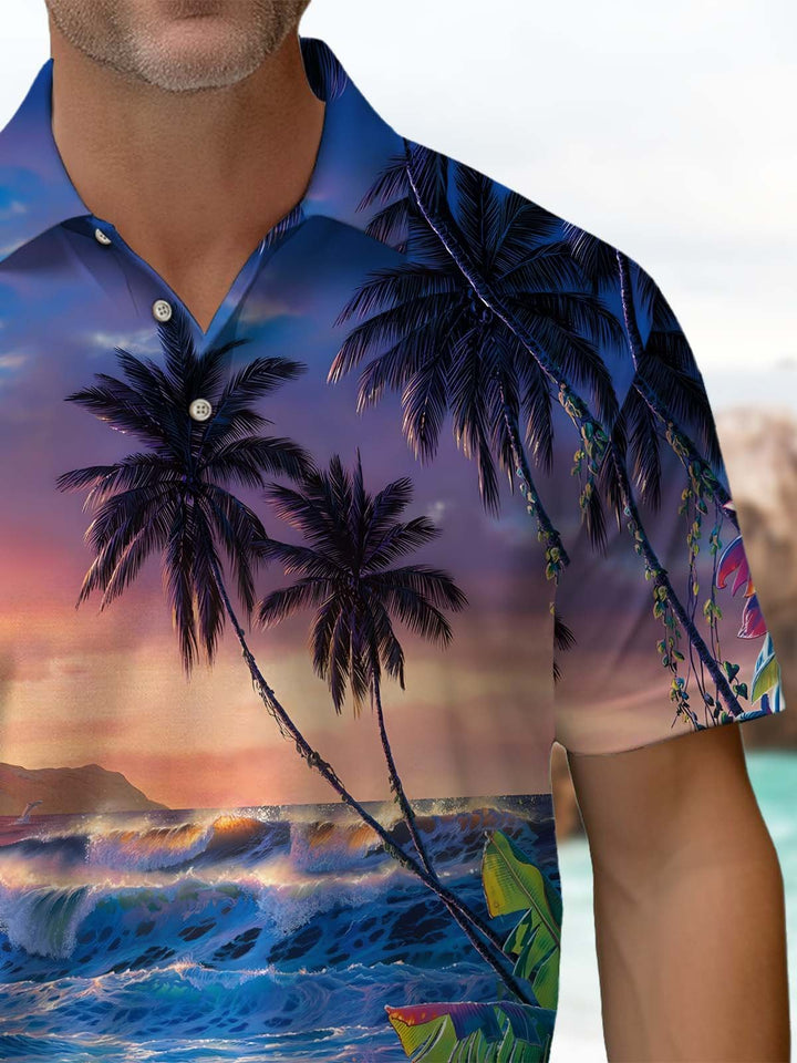 Alohadaddy® Hawaiian Coconut Tree Art Print Men&