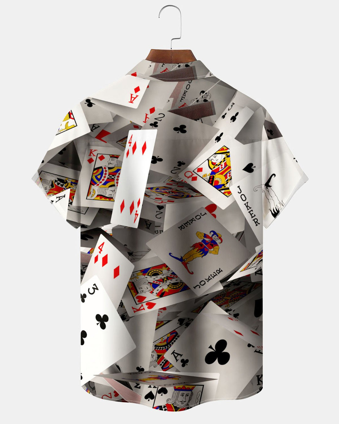 Alohadaddy® Casual 3D Playing Card Print Art Stretch Men&