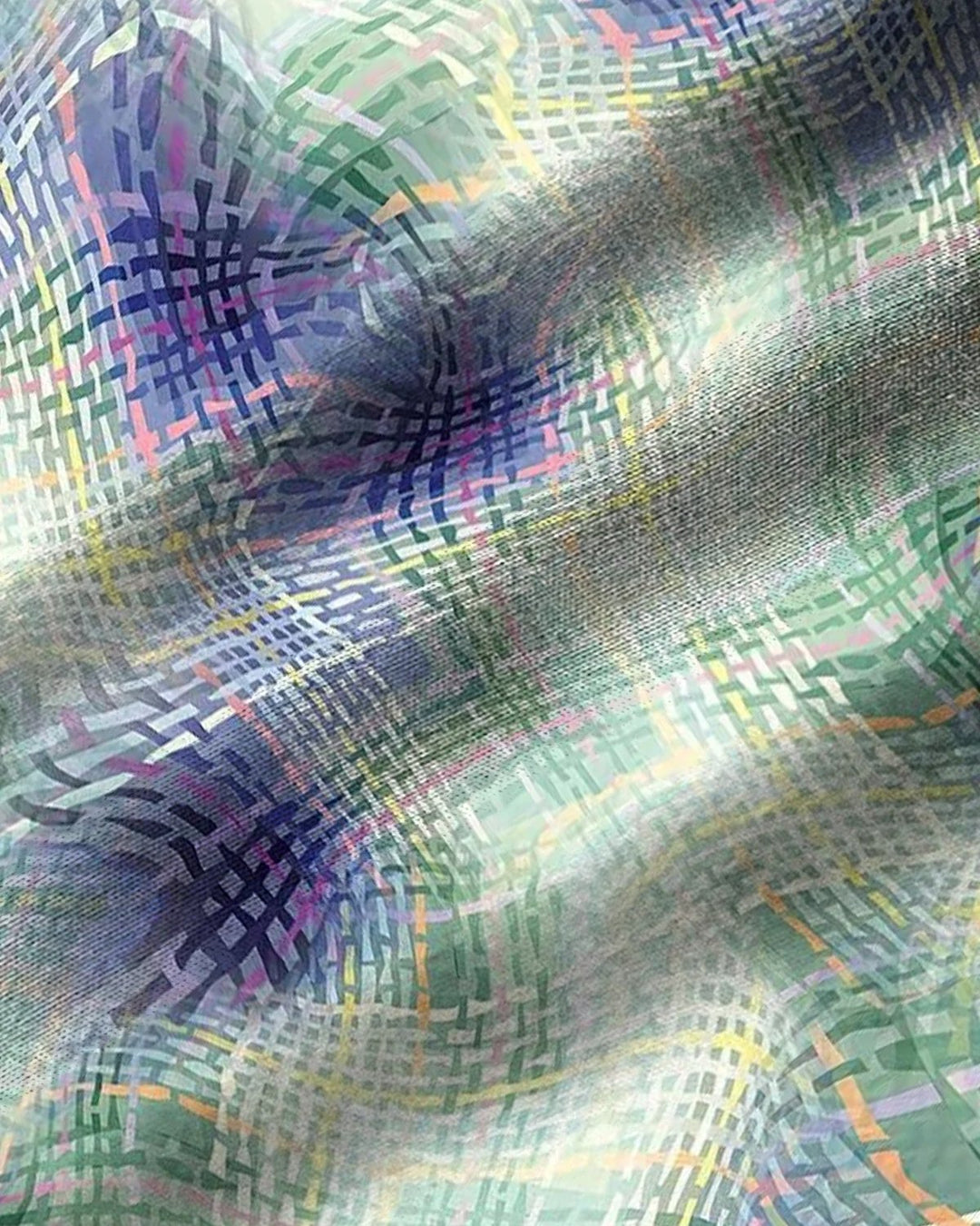 Alohadaddy® Retro Casual Abstract Art Striped Print Men&