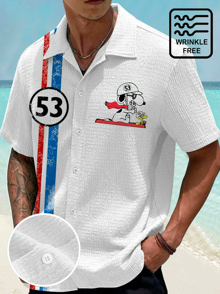 Alohadaddy Retro No. 53 Classic Car 3D Digital Print Men&