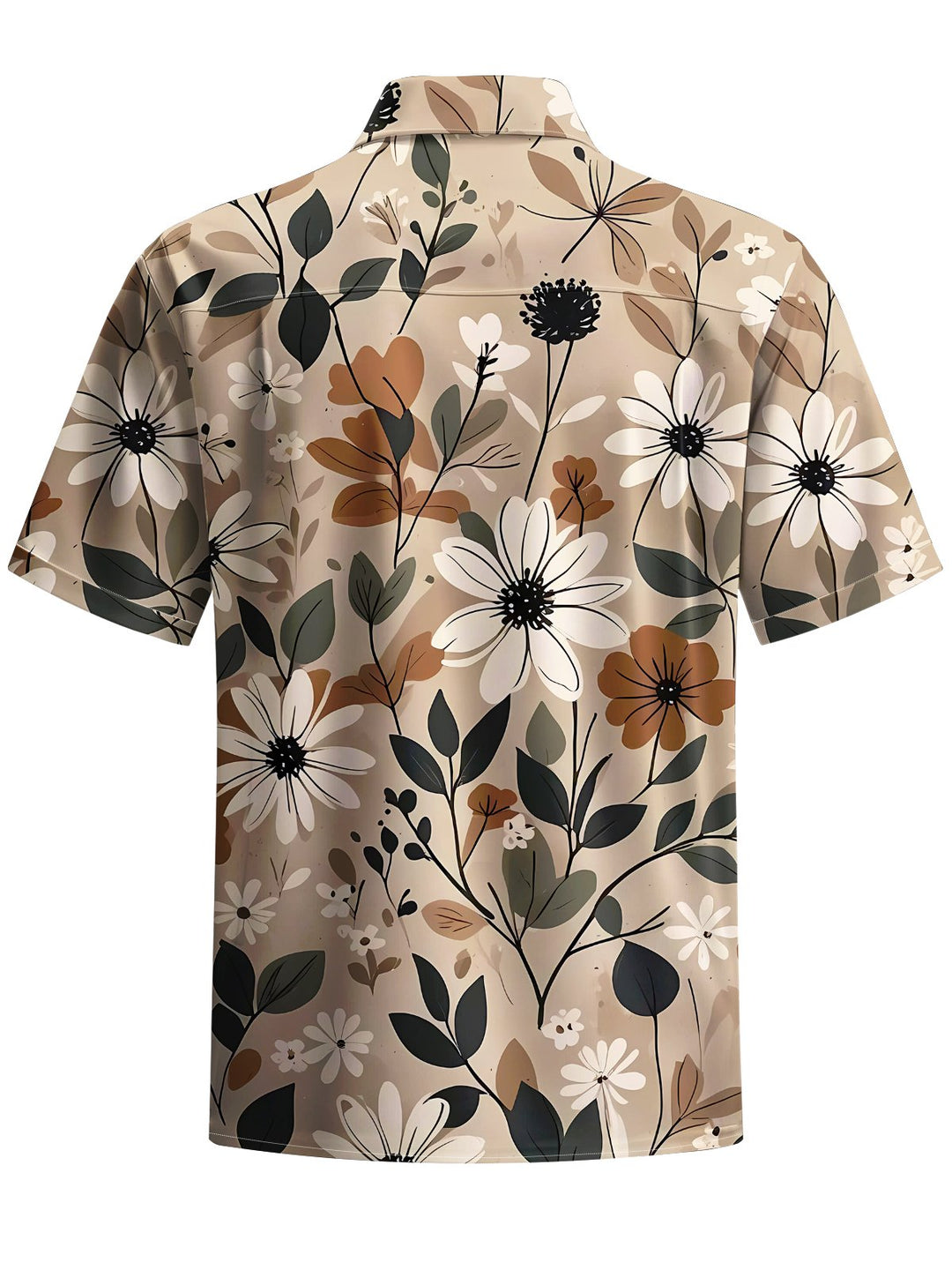 Alohadaddy® Vintage Floral Art Print Moisture Wicking Men&