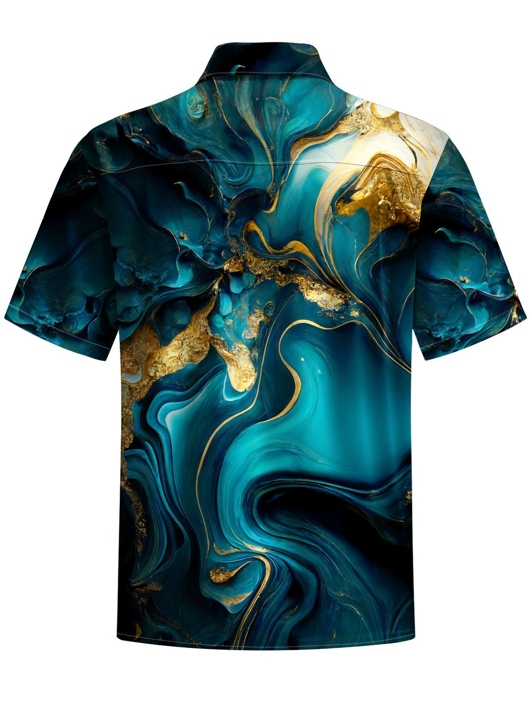 Alohadaddy® Vintage Abstract Texture Art Print Chest Pocket Men&