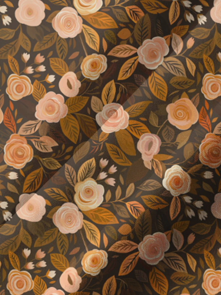 Alohadaddy® Vintage Floral Contrast Art Print Men&