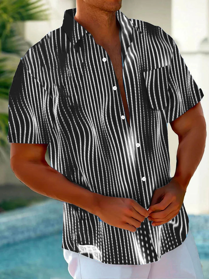 Alohadaddy® Vintage Stripe Art Print Men&