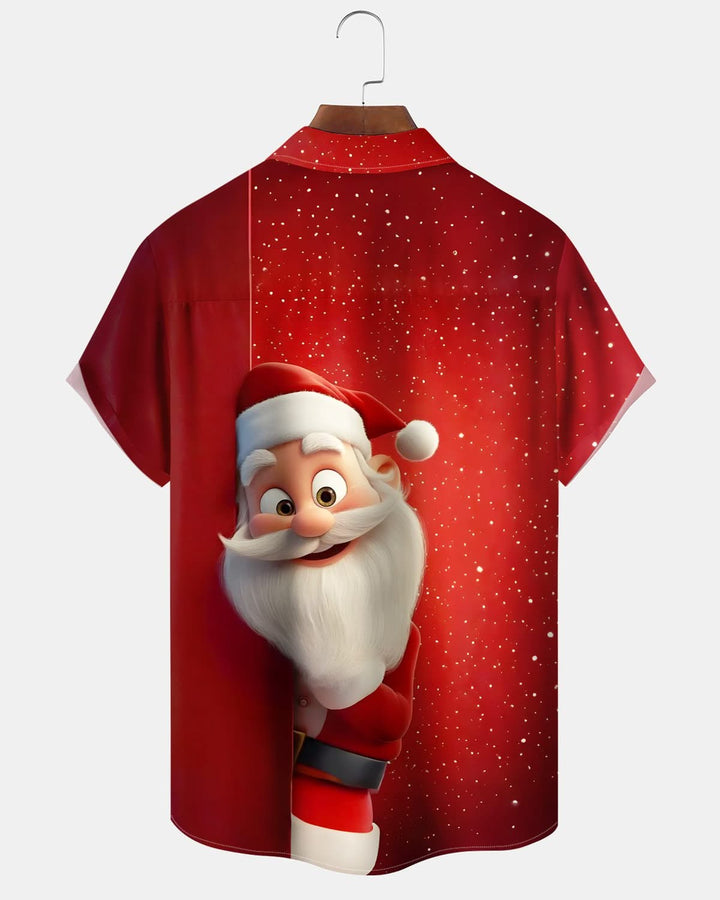 Alohadaddy® Santa Claus Fun Print Men&