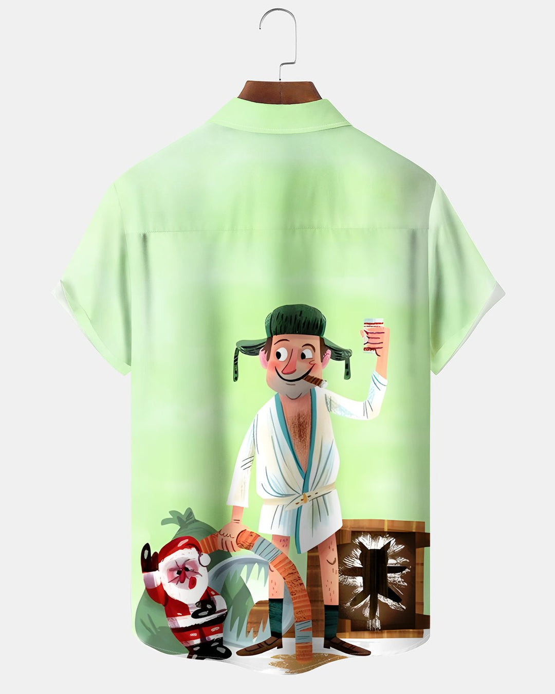 Alohadaady® Retro Christmas Movie Cartoon Print Men&