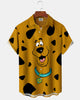 Alohadaddy® Retro Cartoon Movie Dog Spotted Men's Short-Sleeve Shirt