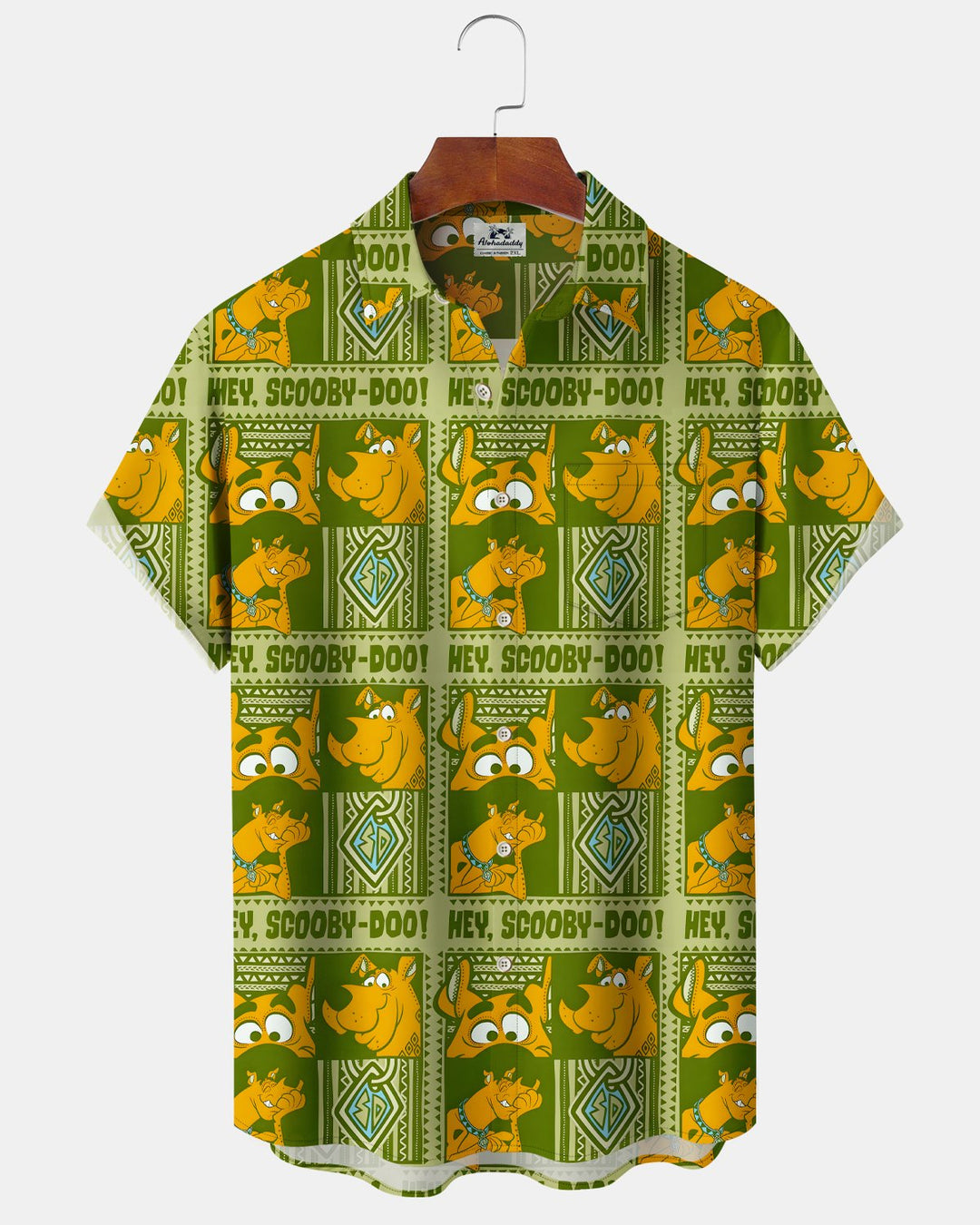 Alohadaddy® Retro Cartoon Movie Puppy Geometric Men&