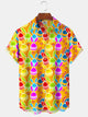 Camisa de conejito de Pascua con dibujos animados para hombre de Alohadaddy