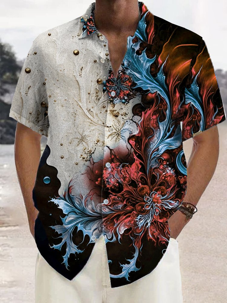 Alohadaddy Vintage Floral Art Print Men&