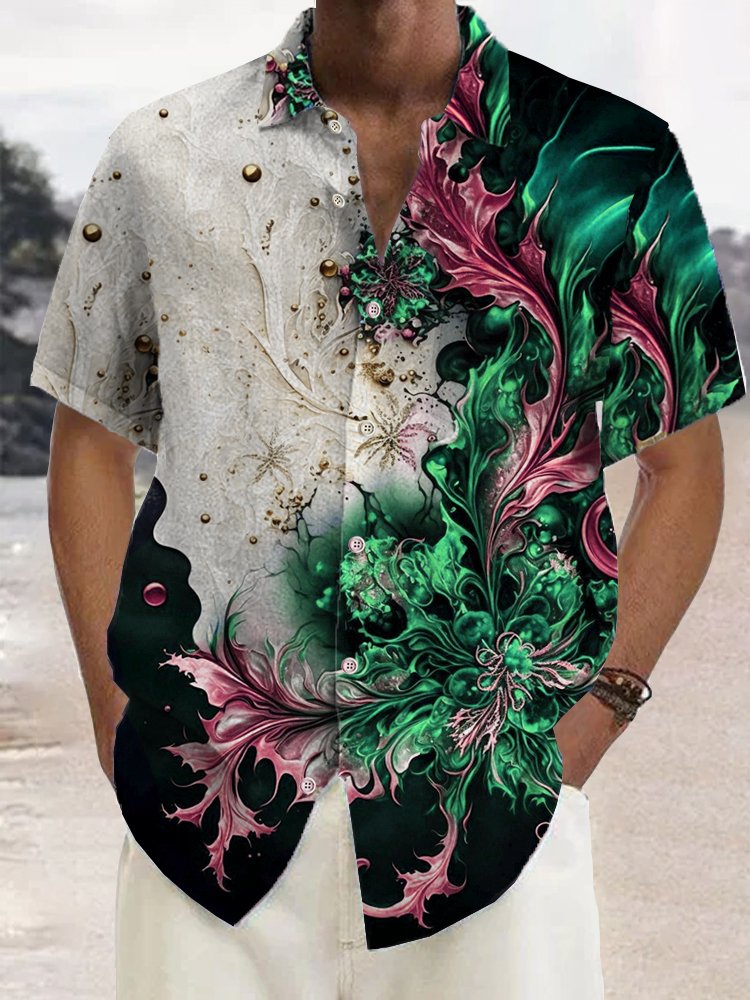 Alohadaddy Vintage Floral Art Print Men&