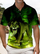 Alohadaddy® Retro Cartoon Movie Lion Short-Sleeve Polo Shirt